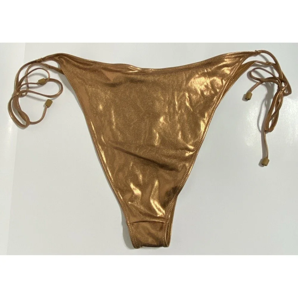 Skims Bikini Bottoms Women's 4X Penny Copper Bronze Brown String Cheeky NEW